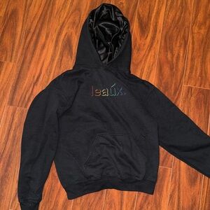 Black and Red Oversized Hoodie Sweatshirt